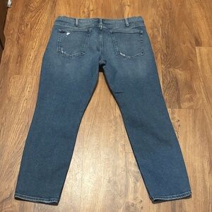 Silver Jeans Women’s  Straight Leg Denim in Mid Blue